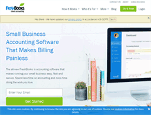 Tablet Screenshot of freshbooks.com